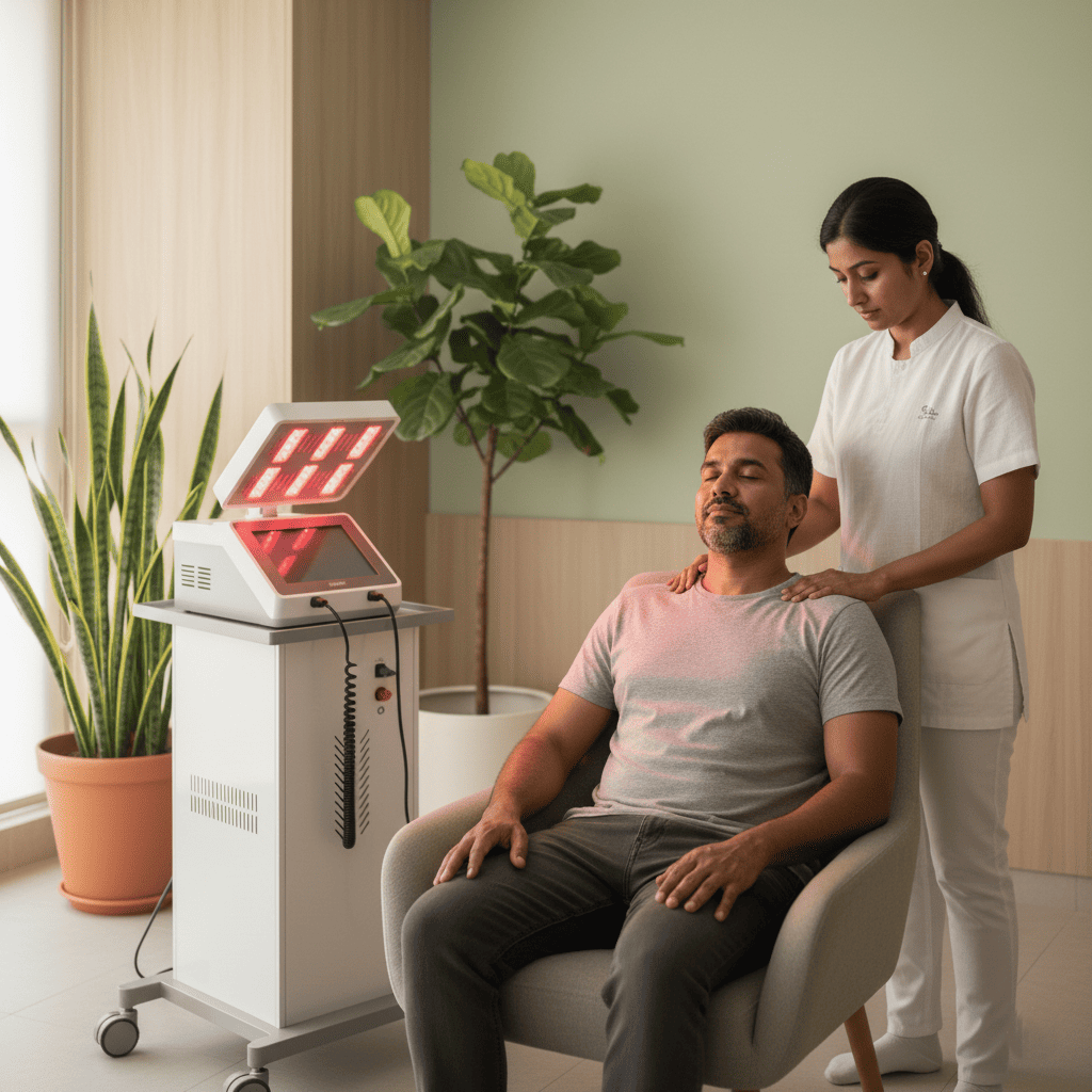 Healing retreat group session